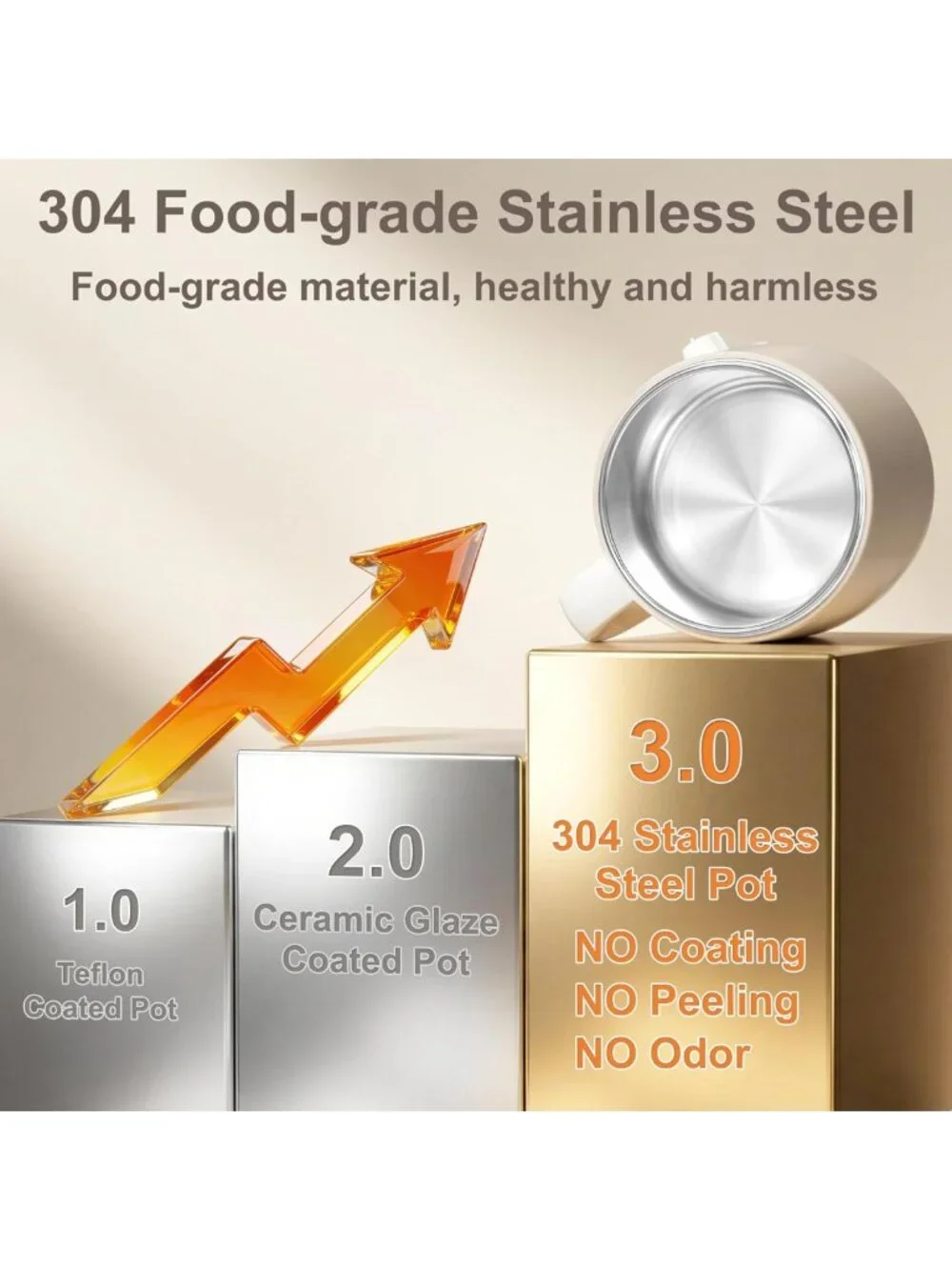 1.6L Stainless Steel Electric Hot Pot with Dual Power - Versatile Cooking
